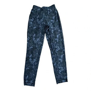 Maaji athletic Blue stretch long length pants, Size medium workout yoga attire